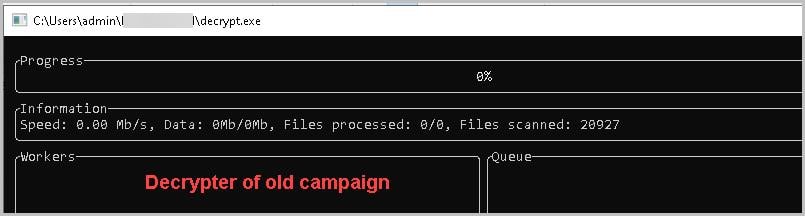 Figure 13 decrypter of old campaign