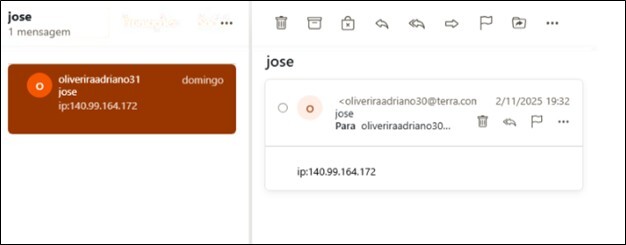 Figure 29. The threat actor’s email account accessed by SpiderLabs researchers via hardcoded credentials.