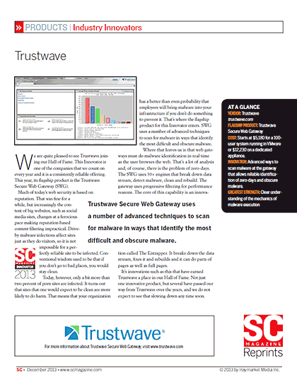 Magazine Highlights Trustwave Secure Web Gateway